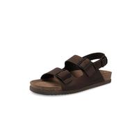 Sandales Mephisto NARDO en nubuck brun foncé avec semelle synthétique de haute qualité pour homme