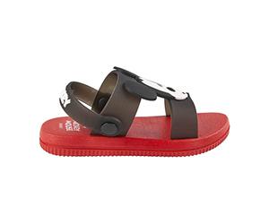 Sandales Mickey Mouse - Rouges - 26/27 - Personnage 3D sur le Devant - Sandalettes pour Enfant en PVC - Produit Original Conçu en Espagne