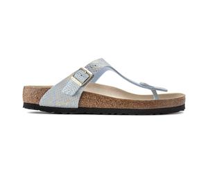 Sandales microfibre femme Birkenstock Gizeh Bleu 35