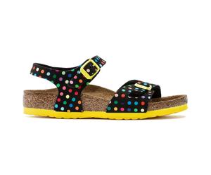 Sandales microfibre jeun fille Birkenstock Rio Noir 27 Étroit