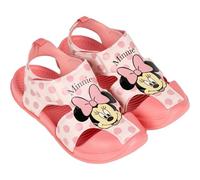 Sandales Minnie Mouse pour enfants - Taille 27 - Fabriquées en polyester - Semelle en caoutchouc EVA - Sandales pour enfants - Imprimé Minnie Mouse - Produit Original Fabriqué en Espagne