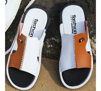 Sandales mode printemps à été pour hommes, décoration en métal bicolore avec design ajouré EUR38,EUR39,EUR40,EUR41,EUR42,EUR43,EUR44,EUR45,EUR46,EUR47