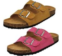 Sandales Mules À Double Boucle Détails Pour Femmes - F0R0412