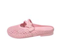 Sandales mules transparentes pour femmes en maille gelée confortables et décontractées à bout rond sans lacets semelle souple pour l'été, la maison, l'extérieur, les vacances et la plage 2026