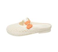 Sandales mules transparentes pour femmes en maille gelée confortables et décontractées à bout rond sans lacets semelle souple pour l'été, la maison, l'extérieur, les vacances et la plage 2026