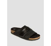 Sandales Noires Pour Femmes Birkenstock Kyoto Nubuck Leather Narrow 1026516-black