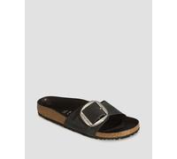Sandales Noires Pour Femmes Birkenstock Madrid Oiled Leather Narrow 1006523-black