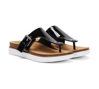 Sandales Noires Pour Femmes - CLARKS - Elayne Step - Boucle de serrage - Synthétique - Plat 37