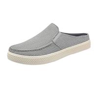 Sandales Orthopédique Mode D'Été Pour Homme - Chaussons De Sport Pour Homme - En Toile - Confortables - Semi-Vides - Chaussures Décontractées - À Séchage Rapide - Soutien Voûte Gris 44