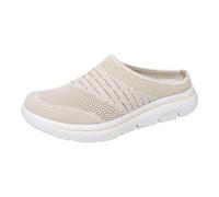 Sandales orthopédiques d'été pour femme - Chaussons larges - Sandales en maille respirante - Baskets de marche - Chaussures de randonnée antidérapantes - Chaussures de jardin plates - Chaussures de