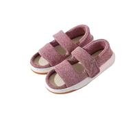 Sandales orthopédiques diabétiques ouvertes pour hommes et femmes respirantes adaptées aux pieds larges et gonflés (Rouge bordeaux, Système Taille Chaussures EU, Adulte, Numérique, Large, 43)