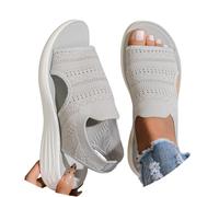 Sandales Orthopédiques Femme Chaussures d'été Décontractées Légères et Confortables Sandales Ouvertes Semelle Souple Chaussures Marche Sport n4