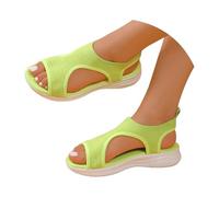 Sandales Orthopédiques Femme D'été Antidérapant Bouche De Poisson Chaussures Mesh Élégantes Bout Ouvert Confortable Sandales De Sport En Plein Air Plage Chaussures De Randonnée Lavables Plante Large