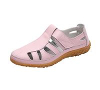 Sandales Orthopédiques Femme D'été Respirant Élégantes Sandales compensées Vintage Antidérapant Confortable Chaussures D'été Plage Support Arc Sandales De Marche Légère Mode Sandale De Mer, rose, 38