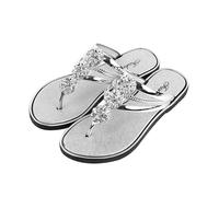 Sandales Orthopediques Femmes, Chaussures Boheme ÉTé Nu Pieds à Talons Plates Hallux Valgus Compensées Tongs Confortables pour Orteil Pantoufles Décontractées À Bout Ouvert Tongs d'été Orthopédiques