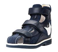 Sandales orthopédiques pour enfants, filles et garçons à bout fermé,chaussures correctrices à dos élevé avec soutien de la voûte plantaire et de la cheville