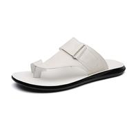 Sandales orthopédiques pour Hommes, Sandales Bunion, Soutien de la voûte Plantaire, valgus, Pantoufles de Plage, Tongs(White,43 EU)