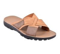 Sandales - OZABI - XG1560 - Marron - Confort - Système d'enfilage rapide 42