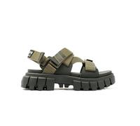Sandales Palladium Revolt Army - olive night-m - Femme - Compensé - Style militaire 37