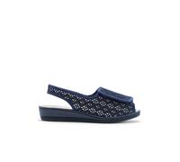 Sandales pantoufles ouverture totale femme Pédiconfort Bleu 38