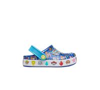 Crocs Chaussures ouvertes 'Toddler Off Court' bleu / jaune / orange / rouge, Taille 19,5