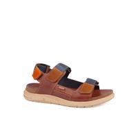 Sandales Plates en Cuir NIJAR pour Homme Color Cuero