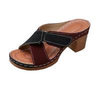 Sandales Piscine Femme Chaussures Ete Femme Confortable Sandales Été Confortable Savate Été Style Casual Léger Respirant Pliable Claquette Idéale Pour Voyage Escapades Estivales Tropeziennes