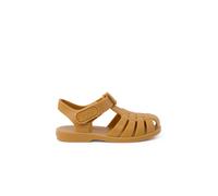 Sandales plage enfants couleurs pastel fermeture scratch moutarde 28