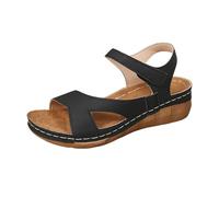 Sandales Plage Sandales Compensees Femme Confortable Mules Été Plateforme Bout Ouvert Rome Chaussures Vintage Pantoufles Yoga Mat Elégantes Léger Slip on Plage Flip Flops Avec Comfortable Arch Support