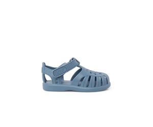 Sandales plastique à fermeture scratch tobby solid océan 25