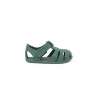 Sandales plastique semelle fine nemo fermeture à scratch sauge 31