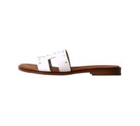 Sandales Plate Cuir Oh my Sandals - Blanc 38