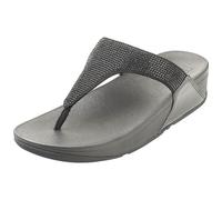 Sandales Plateau Lulu Cristal Embellishées Fitflop Noir Femme - 38