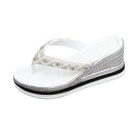 Sandales Plates Compensées Femme Sandales De Randonnée Femme Pantoufles Respirables De Lin Coton À Bout Ouvert Aussures Maison Antidérapantes Convient Femmes Et Hommes Peut Être En Toutes Saisons