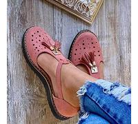 Sandales plates confortables et tendance pour femme - Bout fermé - Talon plat - Sangle de cheville - Sandales de plage antidérapantes - Espadrilles d'extérieur et de voyage - Tongs de Rome