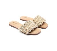 Sandales Plates Cuir ET Perles Langdon