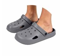 Sandales Plates d'été légères Bout Ouvert Semelle Parfaite Plage Quotidien Homme (Grey, 38-39)