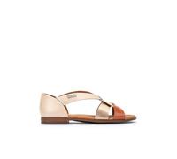 Sandales Plates en Cuir ALGAR pour Femme Color Marfil