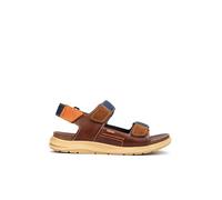 Sandales Plates en Cuir NIJAR pour Homme Color Cuero