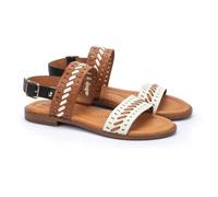 Sandales plates femme - PIKOLINOS Algar W0X-0784C1 - Nata - Semelle ultra confortable 37