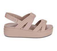 Sandales plates femmes Crocs BROOKLYN KNOT LOW WEDGE Beige 36 / 37