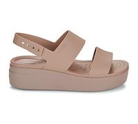 Sandales plates femmes Crocs Brooklyn Low Wedge Beige 39 / 40
