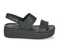 Sandales plates femmes Crocs CROCS BROOKLYN LOW WEDGE W Noir 37 / 38