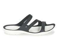 Crocs Swiftwater Flat Sandals Noir/Blanc 7 (39-40) Female