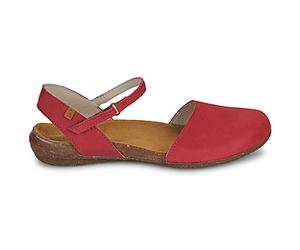 Sandales plates femmes El Naturalista WAKATAUA N412 Rouge 38
