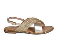 Geox Sandales plates pour femme D Sozy Plus E Doré/doré LT, taille 37 EU