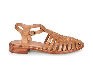 Sandales plates femmes Karston JIPAS Marron 36
