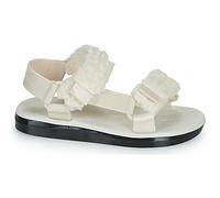 Sandales plates femmes Melissa MELISSA PAPETTE FLUFFY RIDER AD Beige 41 / 42