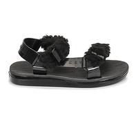 Sandales plates femmes Melissa MELISSA PAPETTE FLUFFY RIDER AD Noir 38