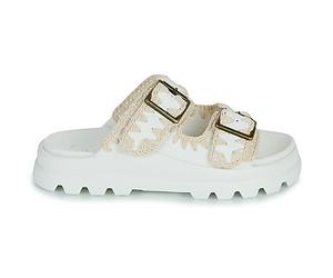 Sandales plates femmes Mou EVA ONE-PIECE SLIDE TWO-BUCKLE Blanc 41